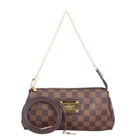 louis vuitton eva pochette damier ebene